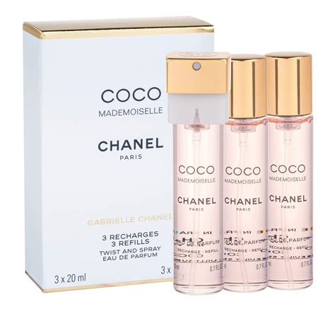 chanel 3 x 20ml|chanel mademoiselle 5.